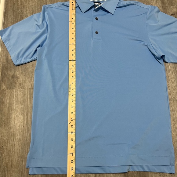 FootJoy Men’s Performance Polo, light blue, EUC size M‎ - Picture 4 of 6